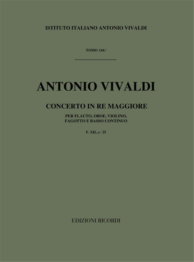Concerti Per Strumenti Diversi E B.C.: